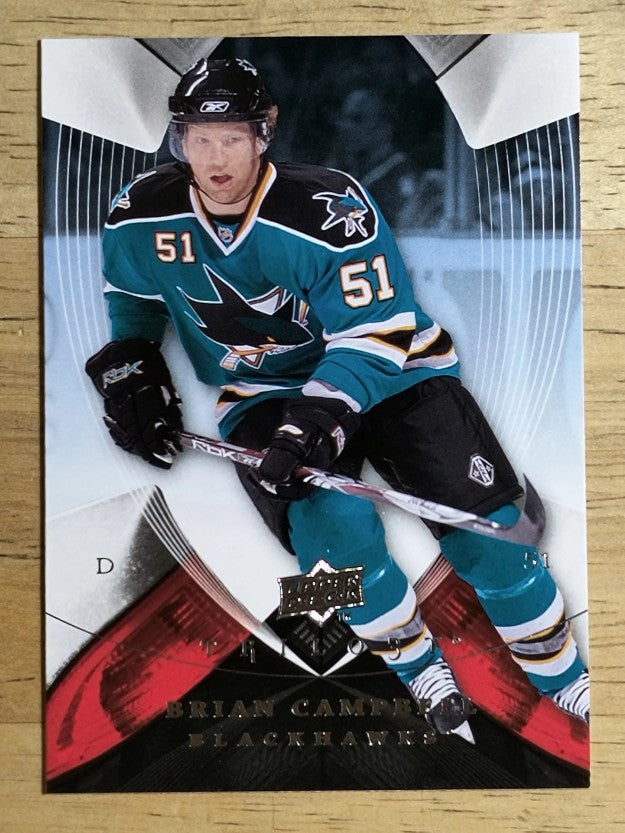 2008-09 Upper Deck Trilogy #10 Brian Campbell