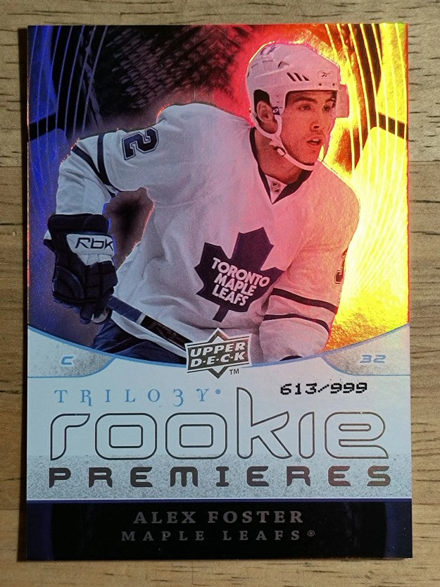 2008-09 Upper Deck Trilogy #104 Alex Foster RC