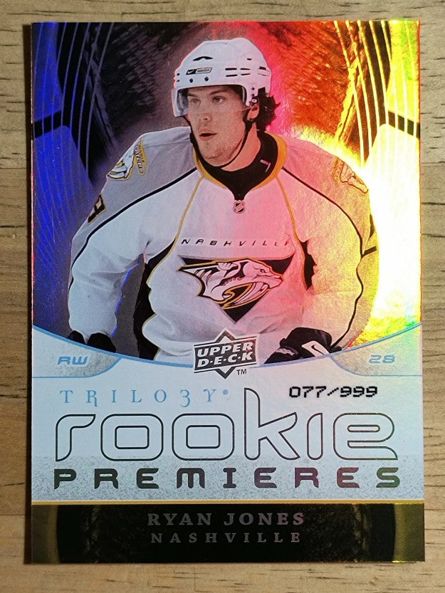 2008-09 Upper Deck Trilogy #125 Ryan Jones RC