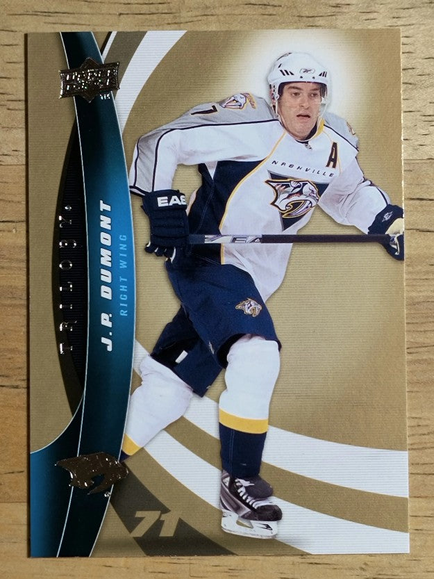 2009-10 Upper Deck Trilogy #37 J.P. Dumont