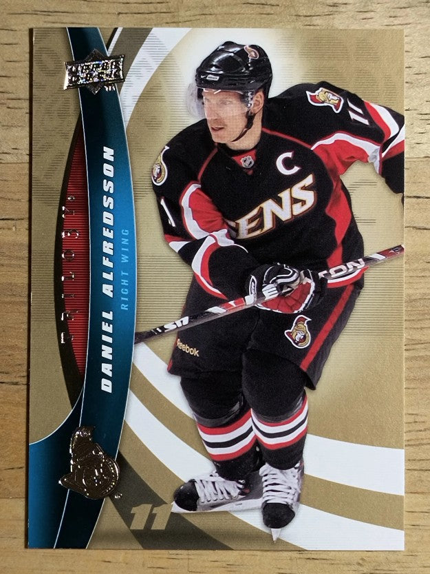 2009-10 Upper Deck Trilogy #46 Daniel Alfredsson