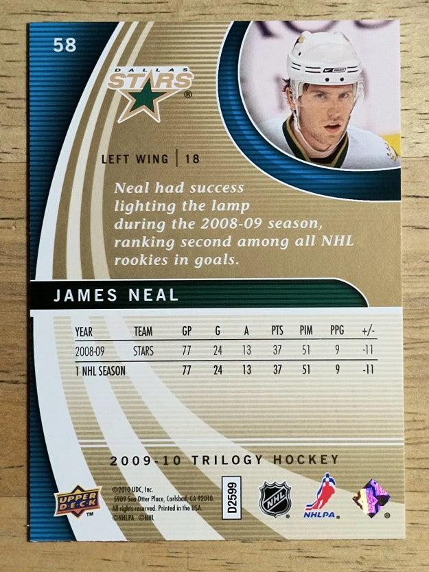 2009-10 Upper Deck Trilogy #58 James Neal