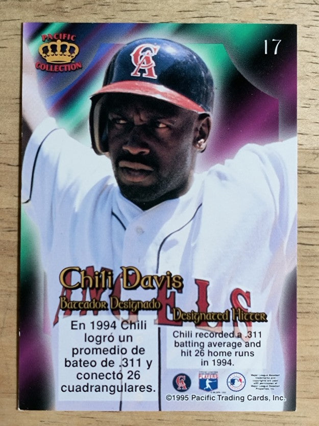 1995 Pacific Prisms #17 Chili Davis