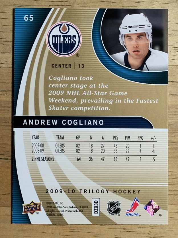 2009-10 Upper Deck Trilogy #65 Andrew Cogliano