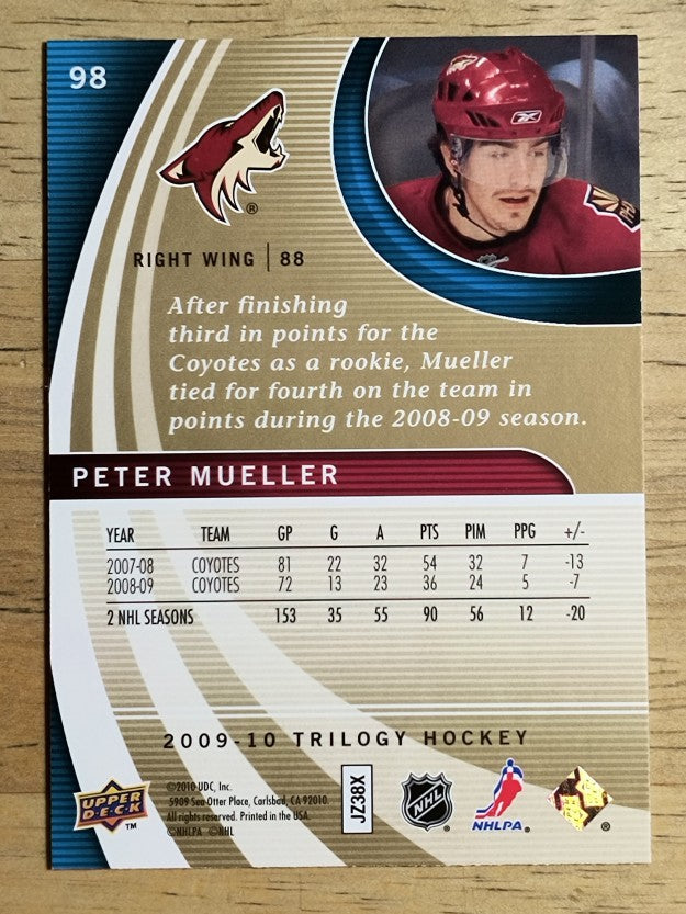 2009-10 Upper Deck Trilogy #98 Peter Mueller