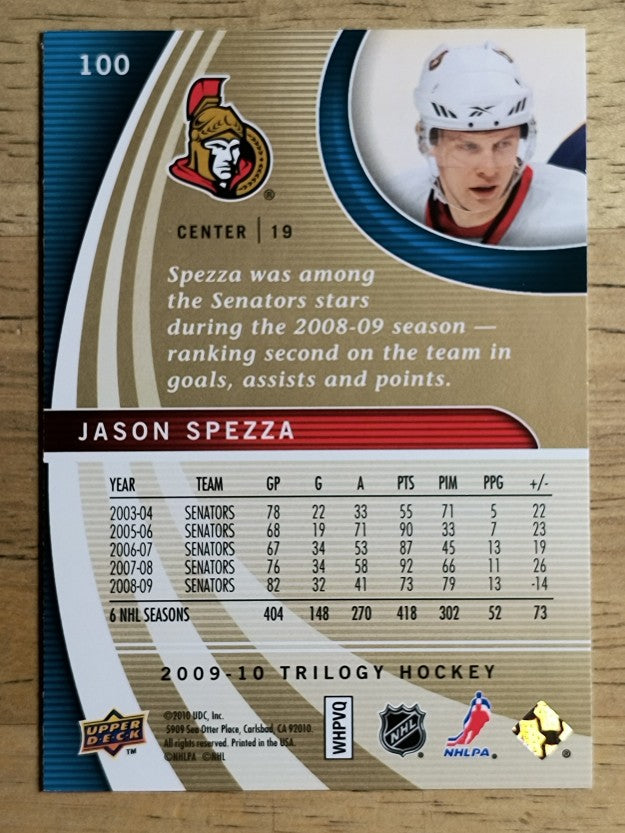 2009-10 Upper Deck Trilogy #100 Jason Spezza