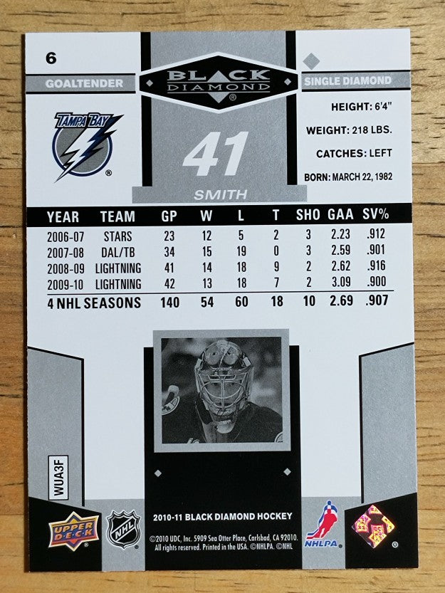 2010-11 Black Diamond #6 Mike Smith