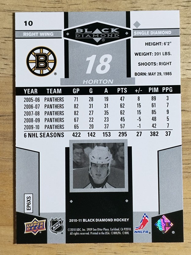 2010-11 Black Diamond #10 Nathan Horton