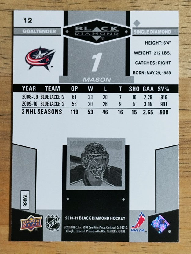 2010-11 Black Diamond #12 Steve Mason