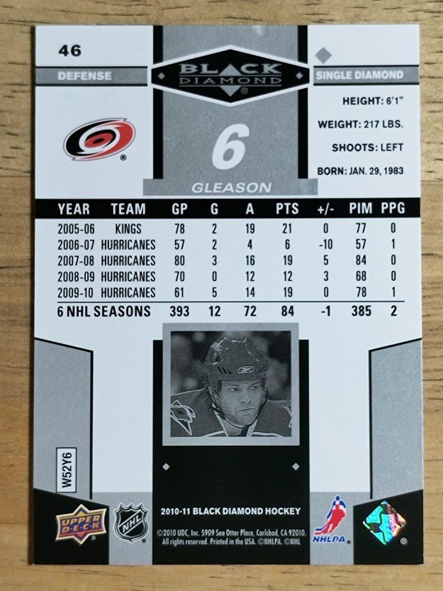 2010-11 Black Diamond #46 Tim Gleason