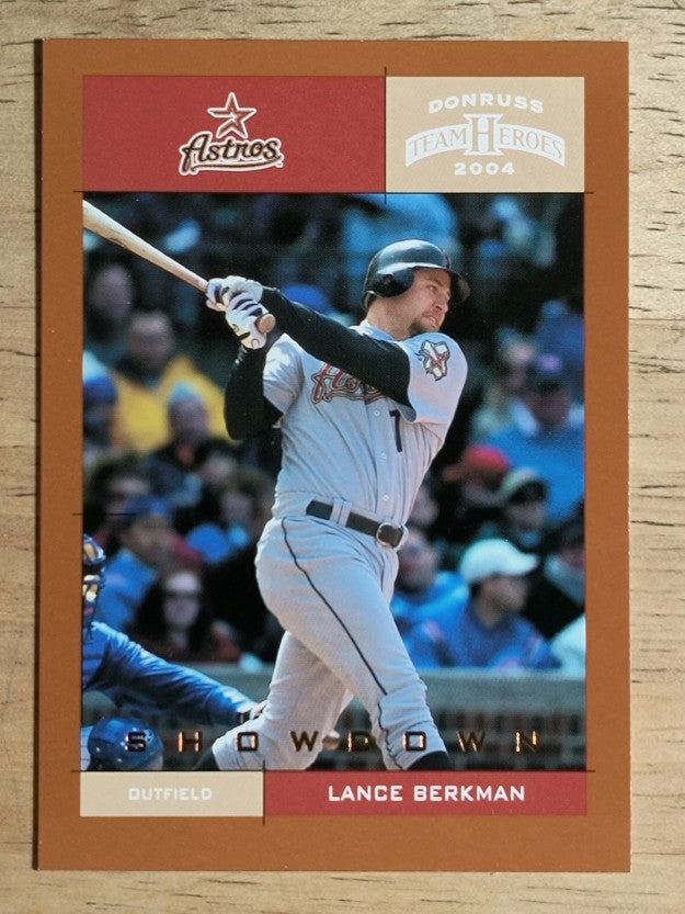2004 Donruss Team Heroes Showdown Bronze #185 Lance Berkman