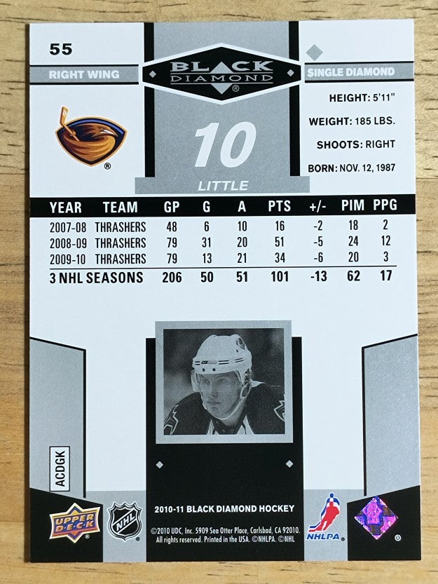 2010-11 Black Diamond #55 Bryan Little