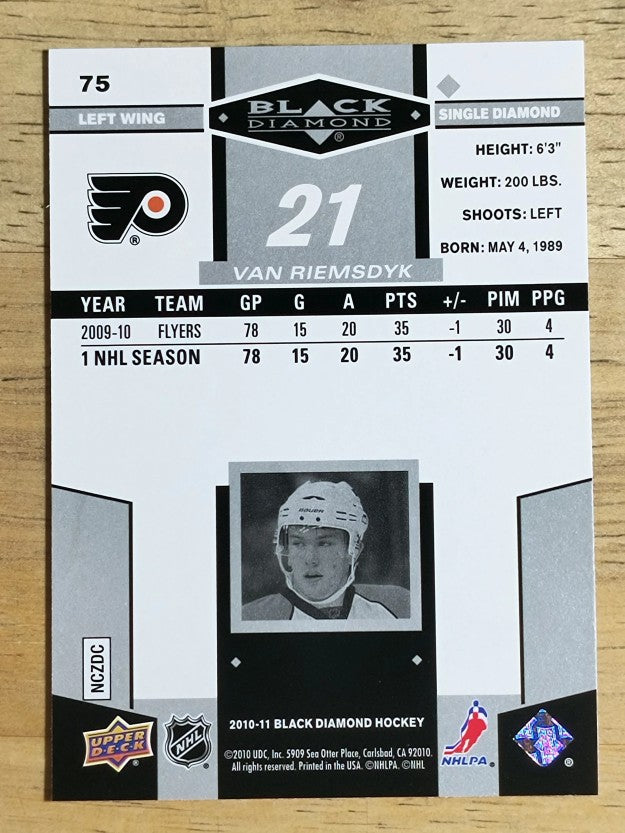 2010-11 Black Diamond #75 James van Riemsdyk