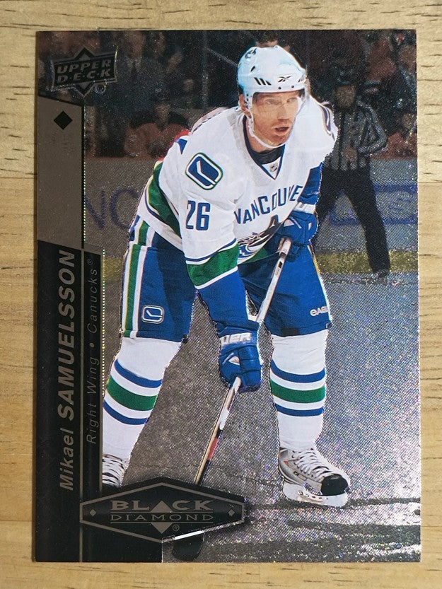 2010-11 Black Diamond #84 Mikael Samuelsson