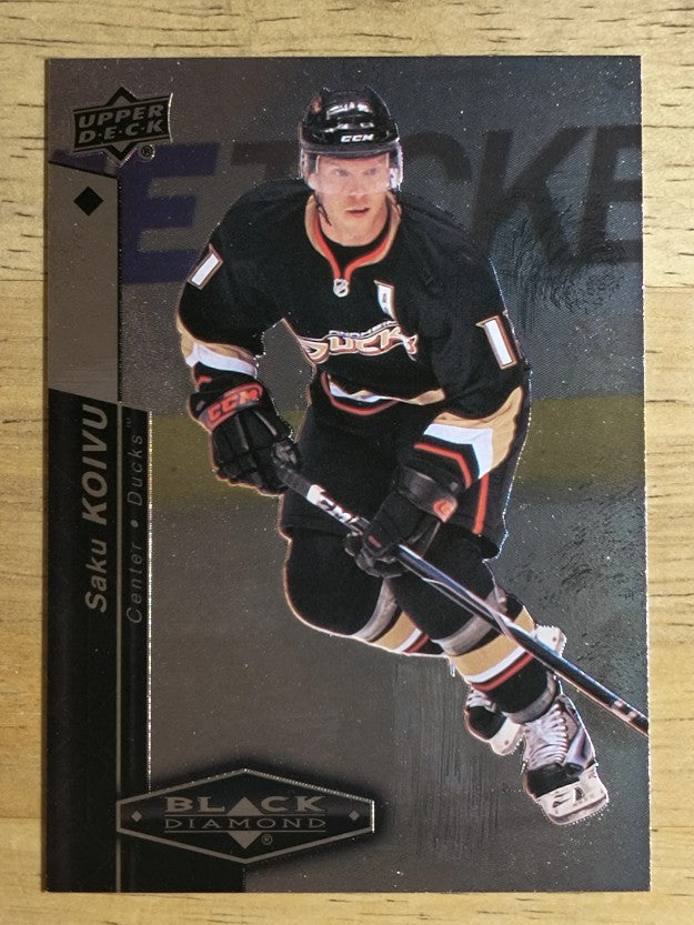 2010-11 Black Diamond #88 Saku Koivu
