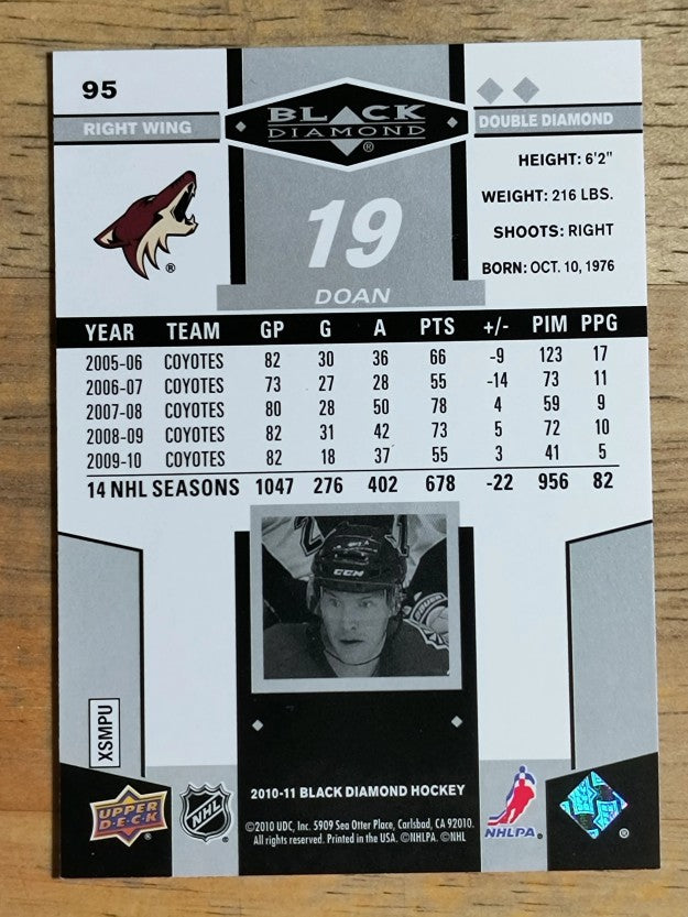 2010-11 Black Diamond #95 Shane Doan