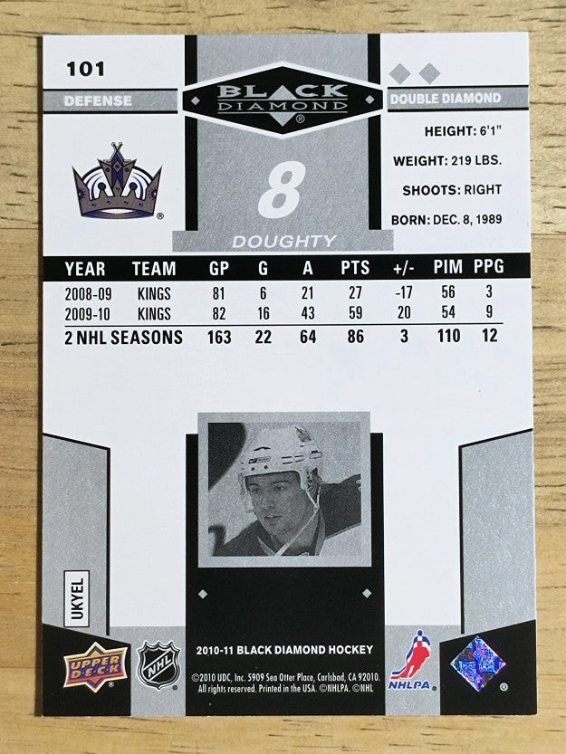 2010-11 Black Diamond #101 Drew Doughty