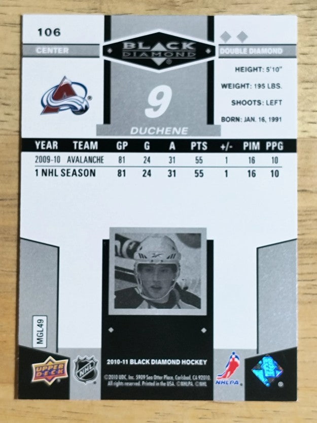 2010-11 Black Diamond #106 Matt Duchene