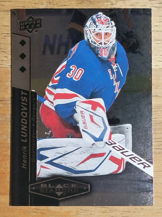2010-11 Black Diamond #144 Henrik Lundqvist