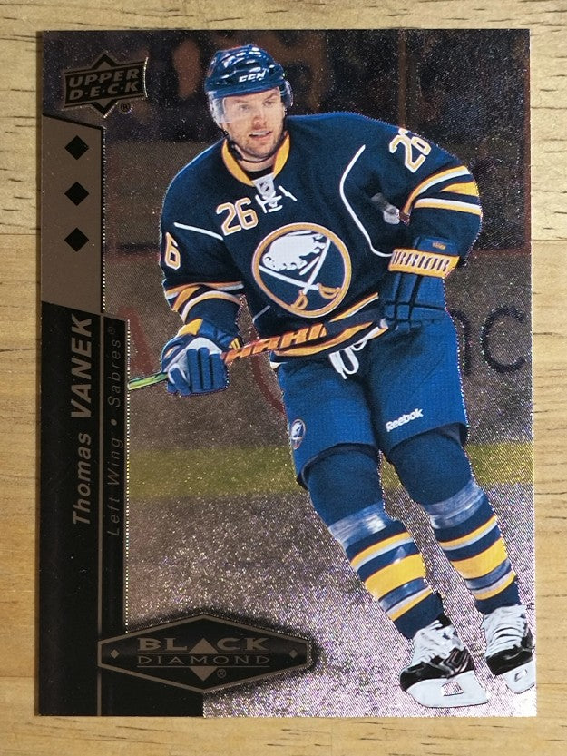2010-11 Black Diamond #155 Thomas Vanek