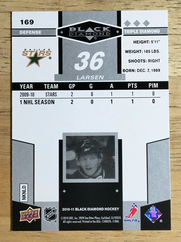 2010-11 Black Diamond #169 Philip Larsen RC