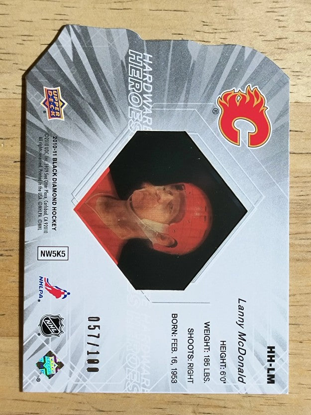 2010-11 Black Diamond Hardware Heroes #HHLM Lanny McDonald