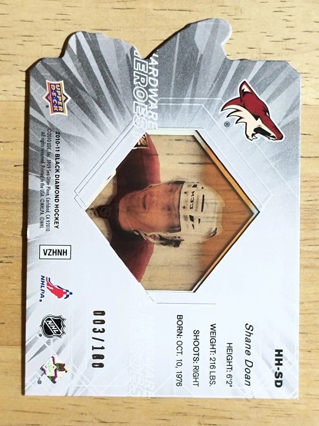 2010-11 Black Diamond Hardware Heroes #HHSD Shane Doan