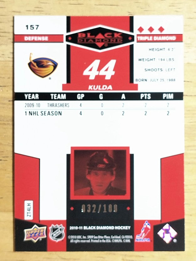 2010-11 Black Diamond Ruby #157 Arturs Kulda