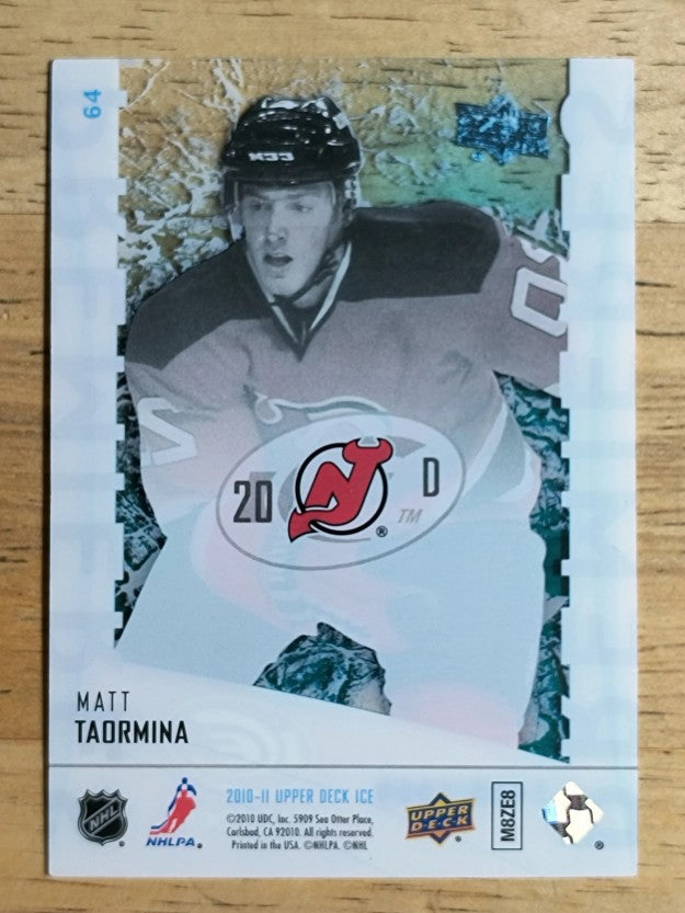 2010-11 Upper Deck Ice #64 Matt Taormina/1999 B RC
