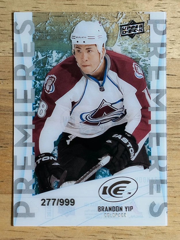 2010-11 Upper Deck Ice #76 Brandon Yip/999 B RC