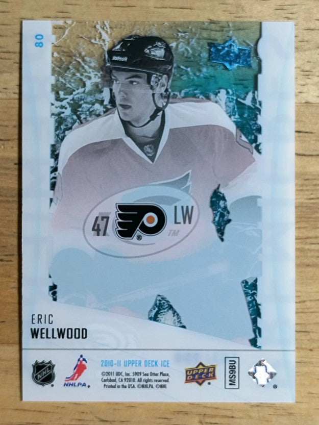 2010-11 Upper Deck Ice #80 Eric Wellwood/999 S RC