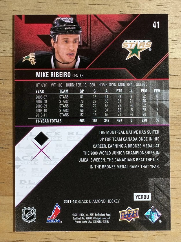 2011-12 Black Diamond #41 Mike Ribeiro