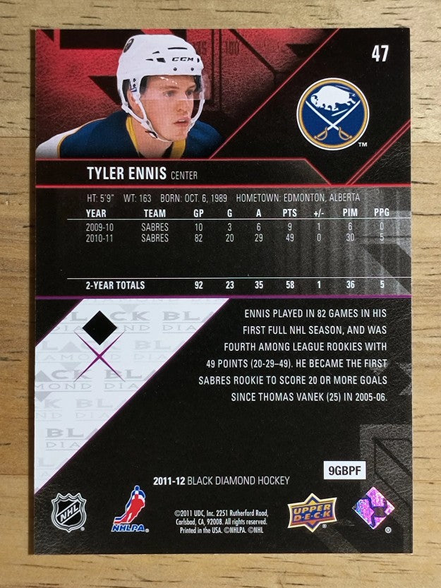2011-12 Black Diamond #47 Tyler Ennis