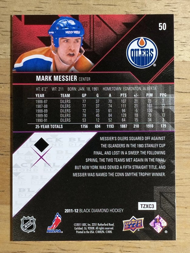 2011-12 Black Diamond #50 Mark Messier