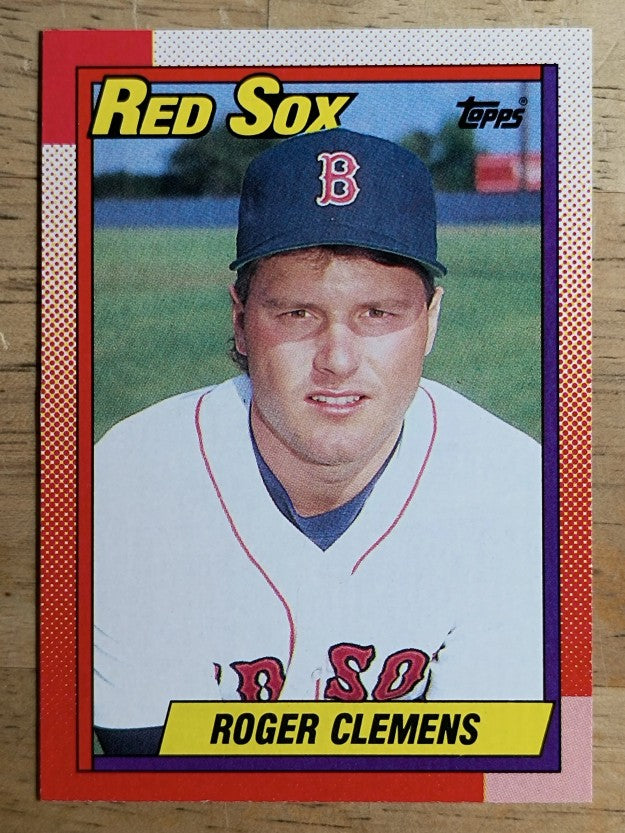 1990 Topps #245 Roger Clemens