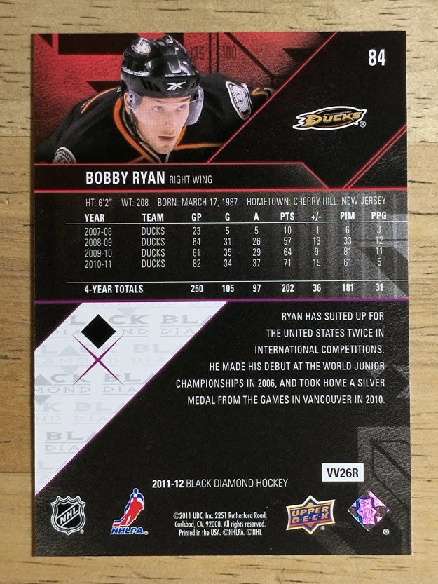 2011-12 Black Diamond #84 Bobby Ryan