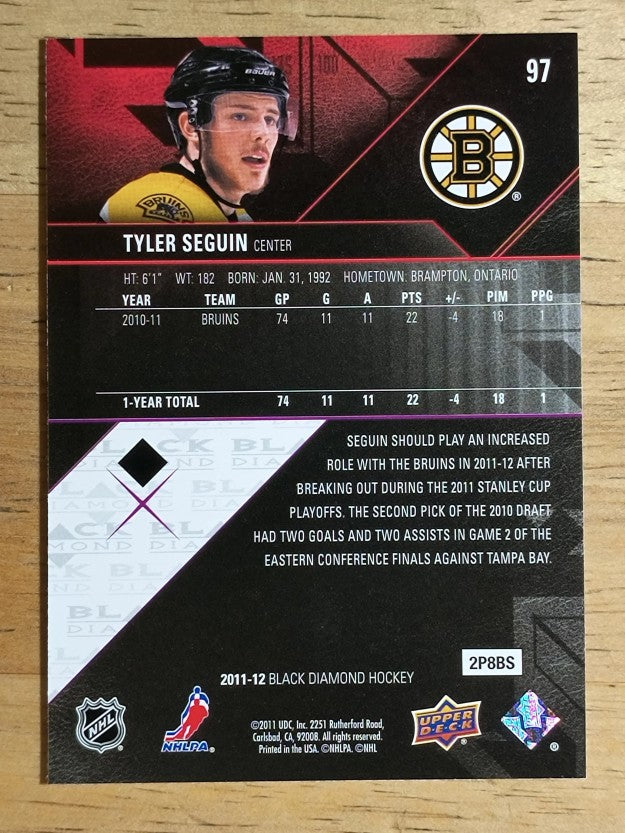 2011-12 Black Diamond #97 Tyler Seguin
