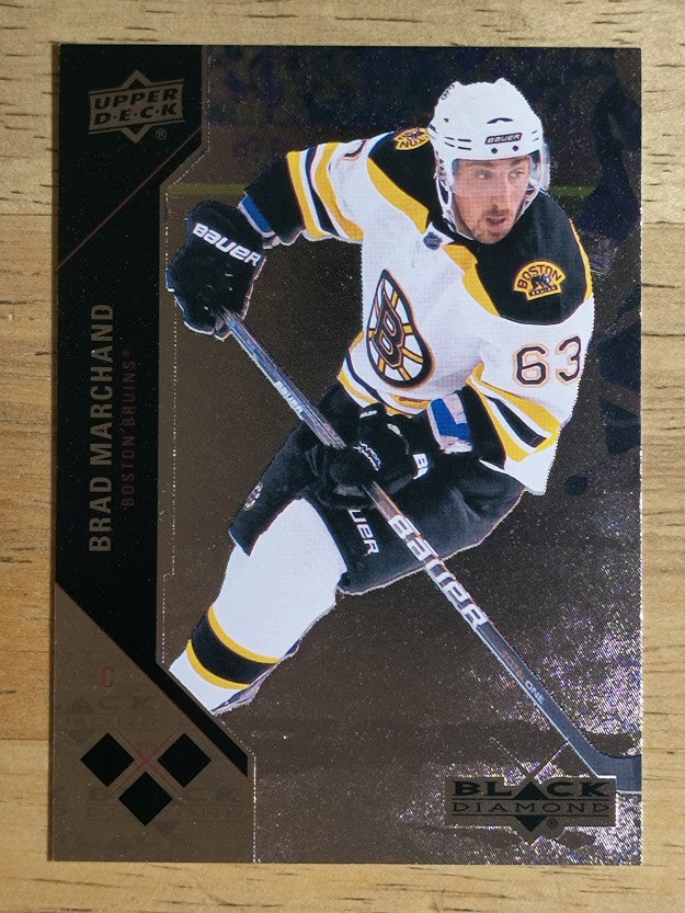 2011-12 Black Diamond #158 Brad Marchand