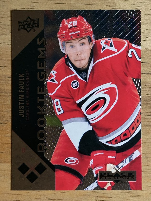 2011-12 Black Diamond #185 Justin Faulk RC