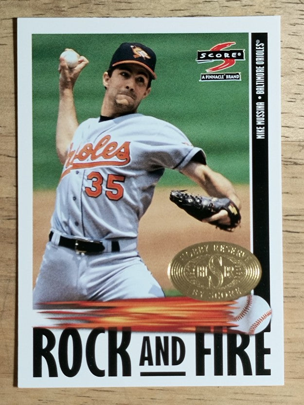 1997 Score Hobby Reserve #HR519 Mike Mussina RF (EXMT)