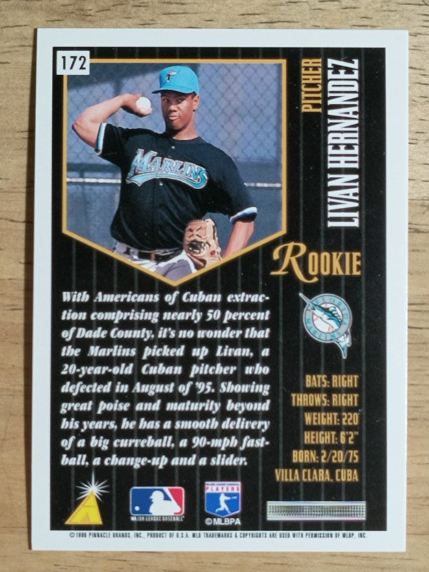 1996 Summit Foil #172 Livan Hernandez