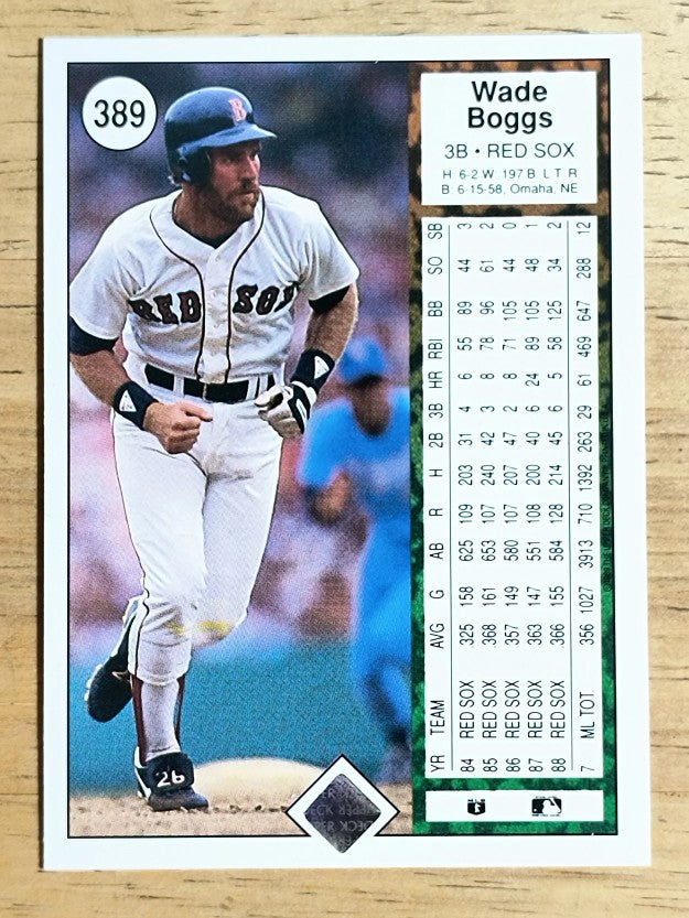 1989 Upper Deck #389 Wade Boggs