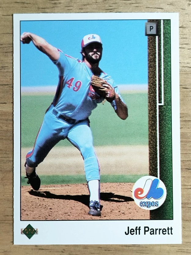 1989 Upper Deck #398 Jeff Parrett