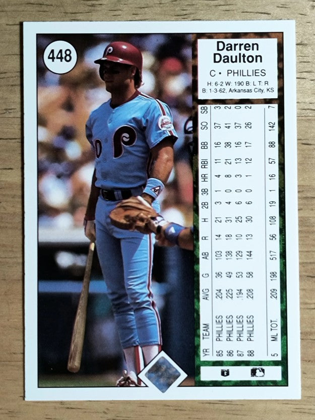 1989 Upper Deck #448 Darren Daulton