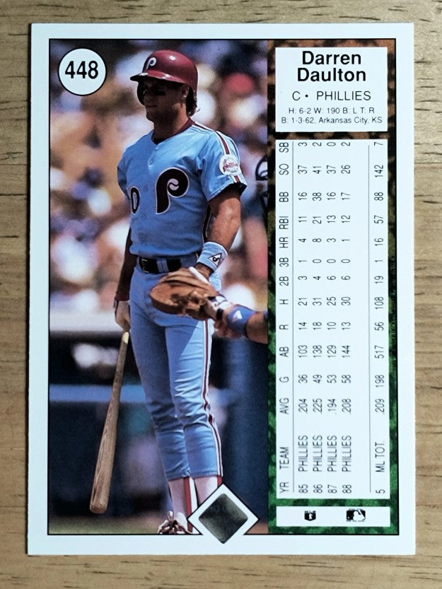 1989 Upper Deck #448 Darren Daulton