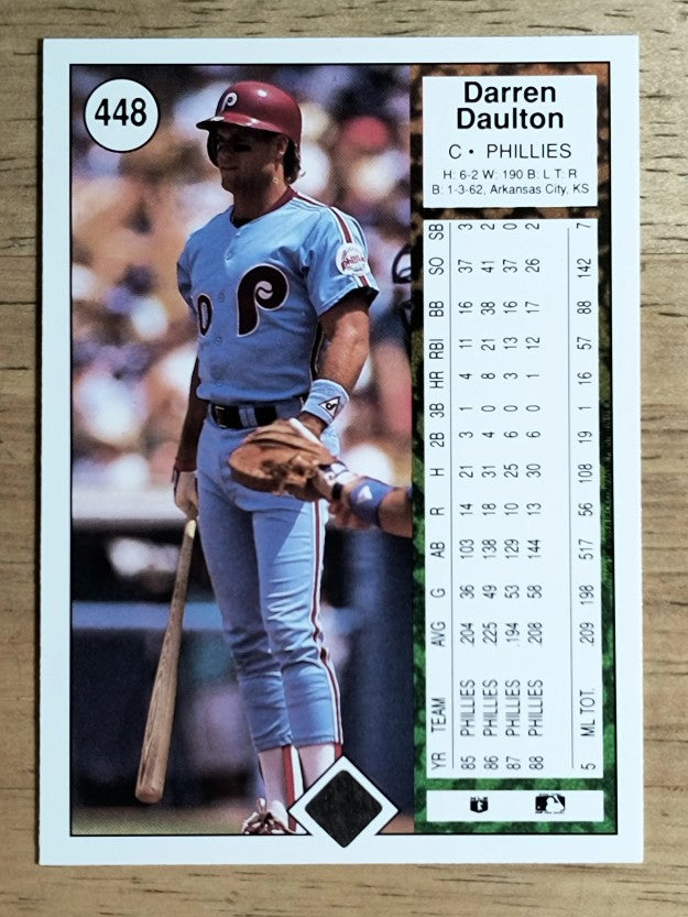 1989 Upper Deck #448 Darren Daulton