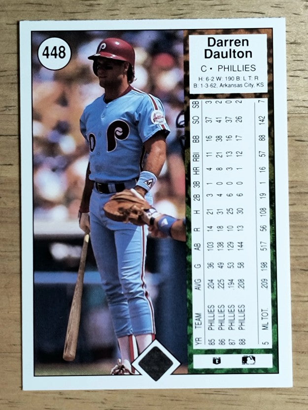 1989 Upper Deck #448 Darren Daulton