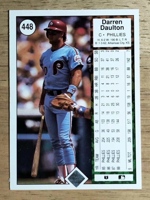 1989 Upper Deck #448 Darren Daulton