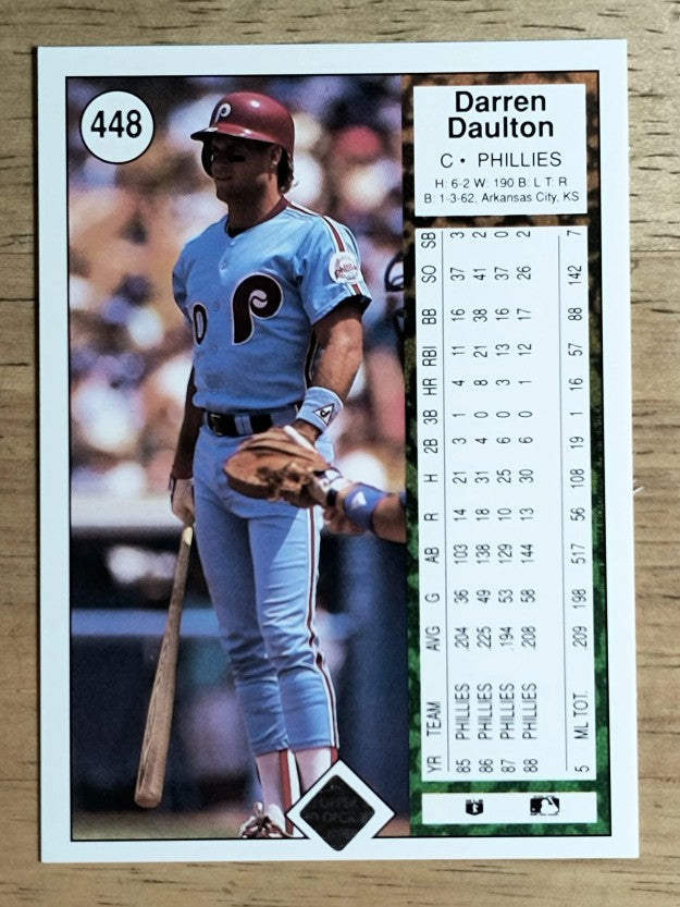 1989 Upper Deck #448 Darren Daulton