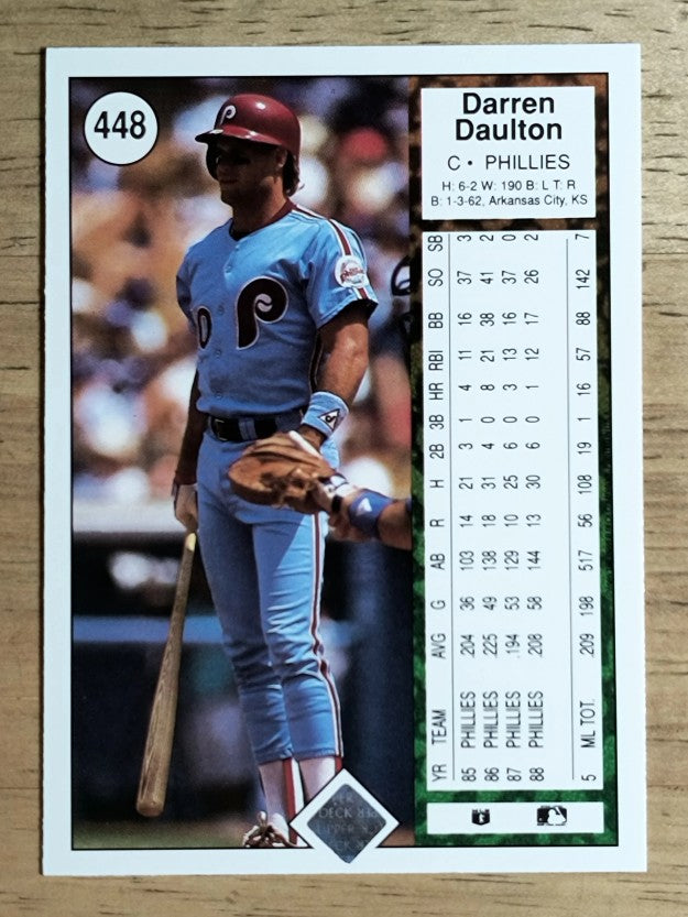 1989 Upper Deck #448 Darren Daulton